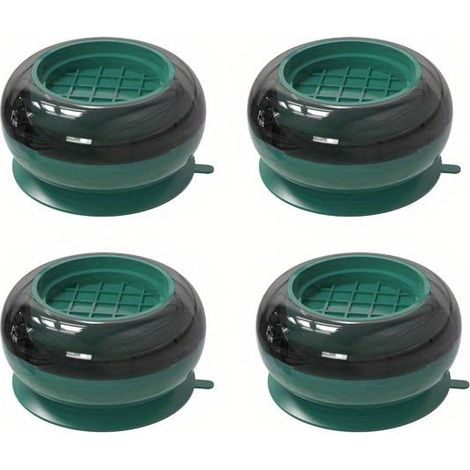 Patins anti-chocs pour lave-linge - Support silencieux universel avec roulettes amovibles (1/5)