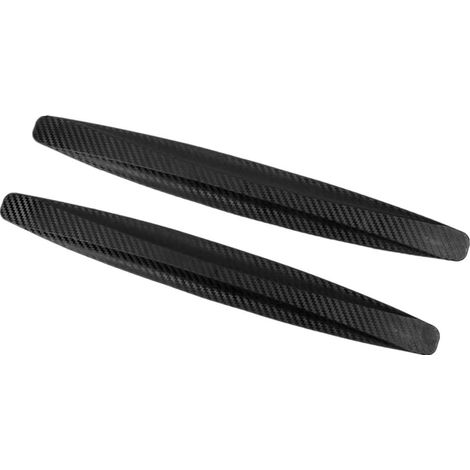 Universel De Voiture Avant Coin Arrière Bumper Guard Protector Fibre De Carbone Anti collision Bande Autocollant Anti frotter Bord (Noir)