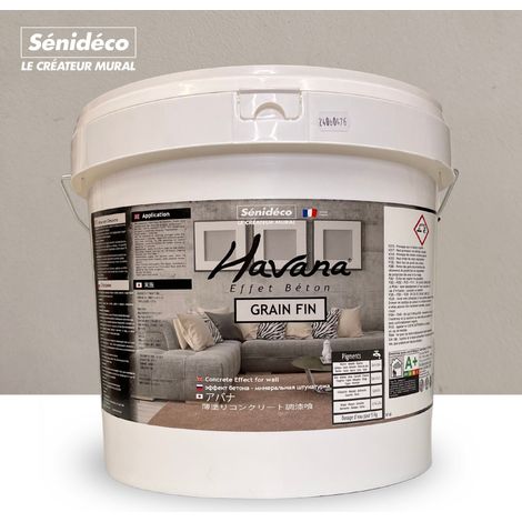Enduit à la chaux, effet béton - HAVANA grain fin 5KG pour 10m²