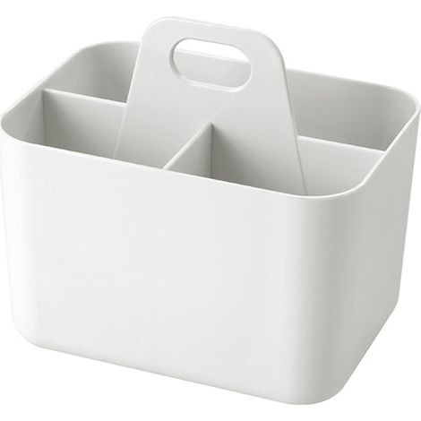 Panier de douche compartimenté, organisateur de bureau, panier de douche divisé, sac de rangement pour étagère de chambre d'étudiant ou meuble de rangement (1/5)