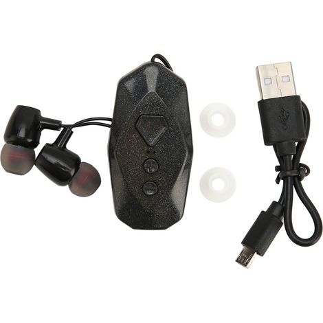 Écouteur Bluetooth sans fil HiFi stéréo, oreillette automatique double, collier clip portable, casque professionnel pour entreprise (1/5)
