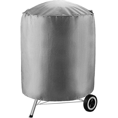 Housse de barbecue 5877cm extérieure imperméable et robuste, résistante aux UV, pour barbecues Weber Char Broil, gris (1/5)