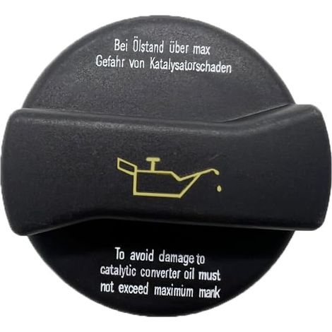 Bouchon de remplissage d'huile moteurl, Bouchon goulotte de remplissage d'huile Pour VW Golf Jet ta Bo ra Polo Pa ssata A1 A3 A4 A6 Pas sat Skoda Golf 3 4 5 6 (1/5)