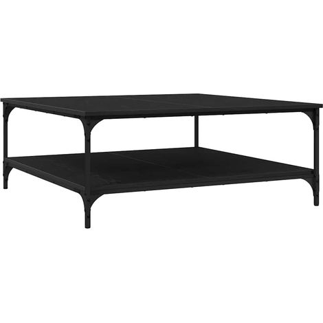 Maison Exclusive - Couchtisch Schwarz Eichen-Optik 100 x 100 x 40