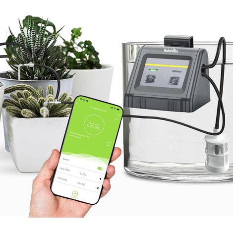 Automatic Drip Watering WiFi Adjustable Water Flow Remote Control via APP Automatic Irrigation System for Indoor Plants, Garden, Balcony, Up to 10 Pots (1/5)
