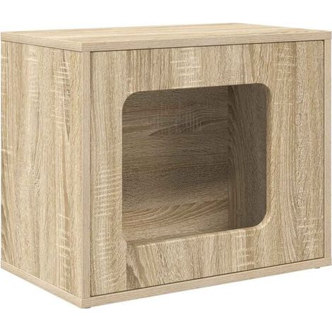Maison pour chat Sonoma, 51 x 30 x 42,5 cm, en bois d'ingénierie (1/5)