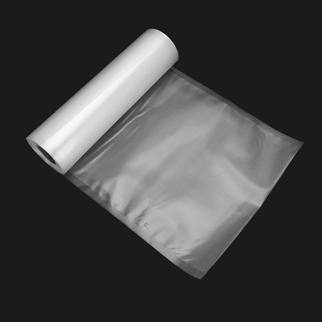 Sac en rouleau à texture à gros points pour emballage sous vide, sachet stérilisable, pressage en maille simple face, film de scellage sous vide, épais, 30500cm, film épais à texture à gros points. (1/5)