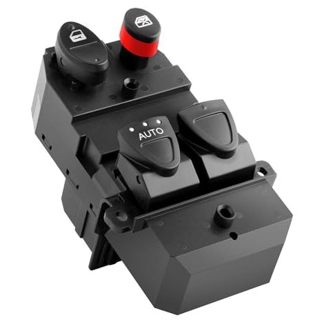 Interrupteur de fenêtre électrique 2 portes côté conducteur, compatible avec Honda Civic EX LX Si EX-L Coupé 2006-2011, remplace 35750SVAA11, 35750SVAA12, DWS460 (1/5)