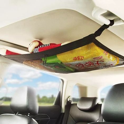 Sac de rangement de toit ajustable, coffre de voyage extensible pour voiture, filet de protection imperméable, pochette de transport légère, fixation universelle, idéal pour camping et road trip. (1/5)