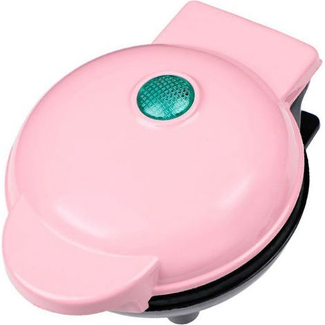 Gaufrier mini en forme de cœur, antiadhésif, de qualité alimentaire, pour gaufres, œufs et gâteaux, machine à petit-déjeuner pour la cuisine, prise américaine, 350 W (1/5)