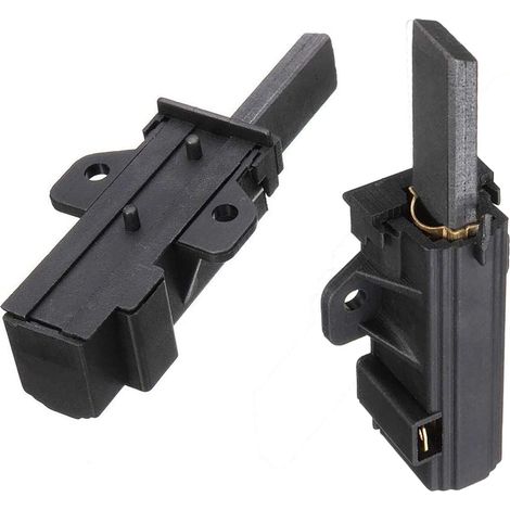 Apto para lavadoras Beko - 2 escobillas de carbón - Alta resistencia - Escobillas de carbón de repuesto para motor - 5 x 13,5