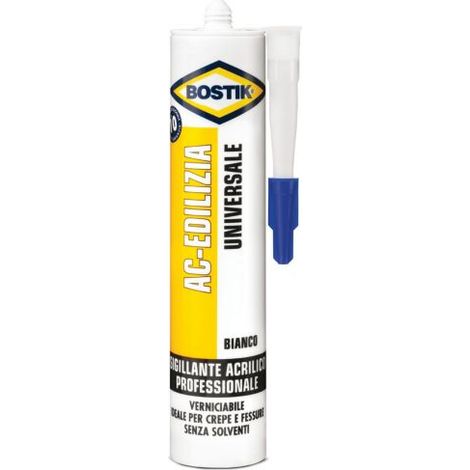 BOSTIK ACRILICO EDILIZIA 300 ML BIANCO CARTUCCIA 24 PZ