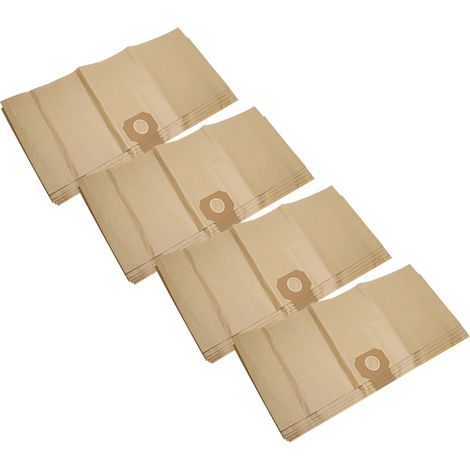 vhbw 20x bolsa compatible con Thomas 1250 S  1445 S, 1243 aspiradora - 40 cm x 34 cm marrón (1/4)