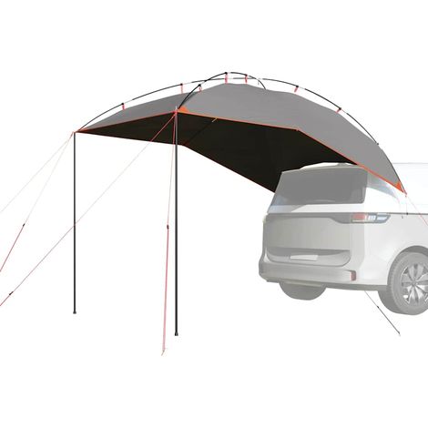 Tente de voiture-Tente de camping gris et orange imperméable 667333 (1/5)