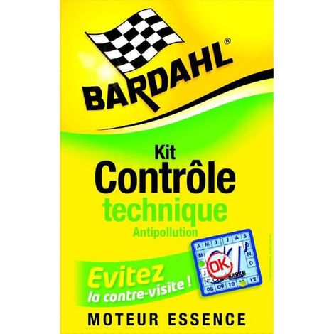 PASS'CONTROLE TECHNIQUE ESSENCE - BARDAHL- 1 NETTOYANT INJECTEURS 350 ML- 1 STOP FUMEE 400 ML