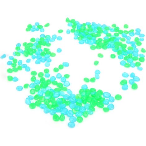 300pcs Galets Lumineux, Pierres Décoratives Non Toxiques, Pour Aquarium, Jardin et Allée Extérieure (1/5)