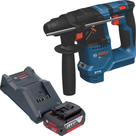 Bosch GBH 18V-18 Professional Akku Bohrhammer 18 V 1,5 J SDS plus Brushless + 1x Akku 4,0 Ah + Ladegerät (1/5)