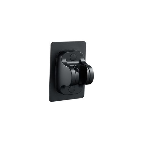 Support de Douche Mural Sans Perçage Support de Pommeau de Douche à Main Réglable pour Salle de Bain Hôtel（noir）