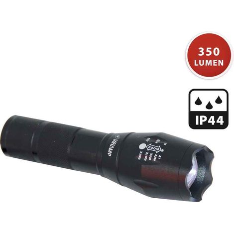 Lampe portable velamp steel 10W zoom imperméable (1/5)
