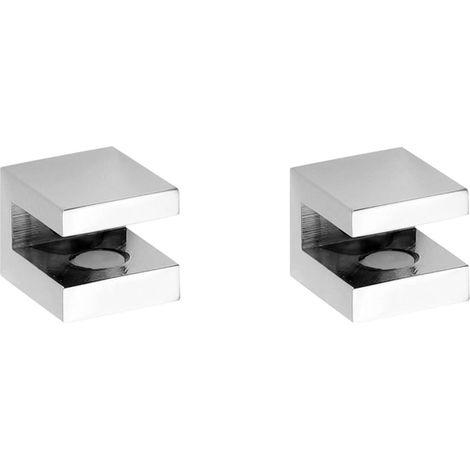 Sapho Asoffi - Portaestantes 2pcs, sin cristal, cromo XJ018 (1/5)