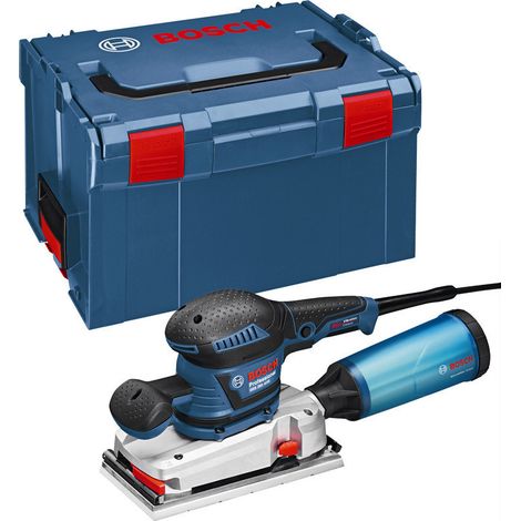 Bosch Professional – Ponceuse vibrante 350W avec mallette – Vitesse 8000-11000 tr/min – Dépoussiérage intégré – Pour bois dur et teck - GSS280AVE (1/10)