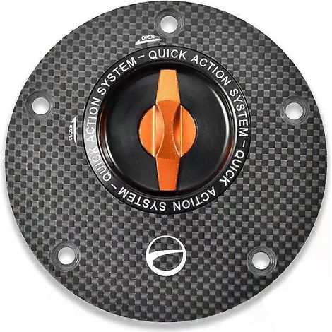 Bouchon de réservoir d'essence en fibre de carbone à ouverture rapide et verrouillage rapide pour HONDA CBR1000RR/SP/SP2 2017-2023 et CBR1000RR-R/SP 2020-2023. (1/5)