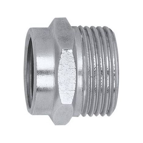 RACCORD FEMELLE BICÔNE CHROMÉ Dimensions : 23 p. 1,5 M x 3/4" M