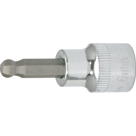 3/8" Douilles tournevis 6 pans intérieur CHROMEplus,Kugelkopf,10mm (1/2)