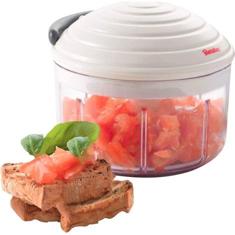 Tritatutto rotativo per verdure MetalTex con frizione inox 12cm 0,5 l