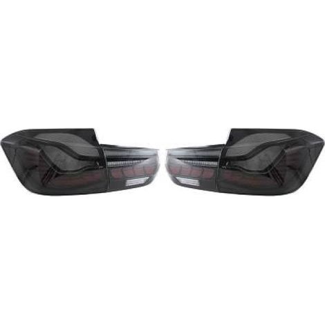 Paire de feux arriere BMW Serie 3 F30 2011-2019 Led Fume Dyn-38697819