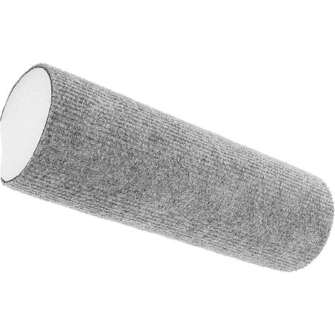 Griffoir de sol robuste pour chat, idéal pour jouer en intérieur avec votre animal. Dimensions : 30 x 9 x 8,8 cm. Fixation facile grâce à un système auto-adhésif. Lot de 1. Gris clair. (1/5)