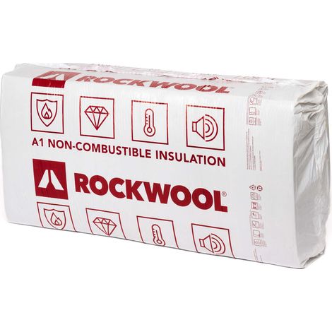 100mm Rockwool RW5 Acoustic Sound Insulation Slab (1.44m2/Pack)