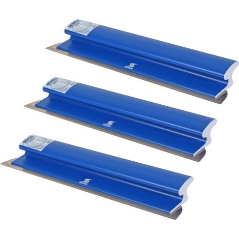Semin – Lame à enduire 60 cm – Lot de 3 – Épaisseur 0.3 mm – Application simplifiée pour lissage sans bavures (1/4)