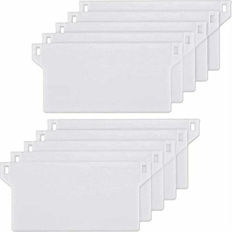 10 contrepoids pour stores vénitiens californiens, contrepoids verticaux pour stores vénitiens, pièces de rechange blanches de 127 mm (1/4)