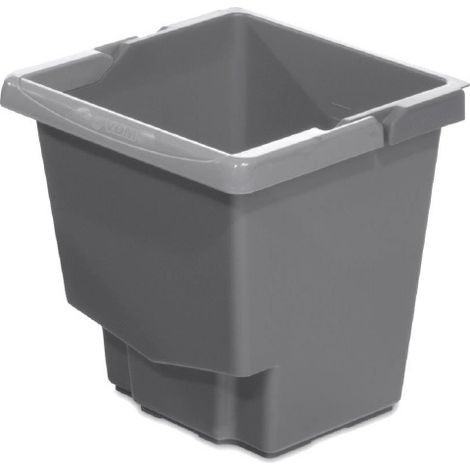 Seau 15L Gris Ideatop (Poignée Grise)- 21005Gt - Guialto