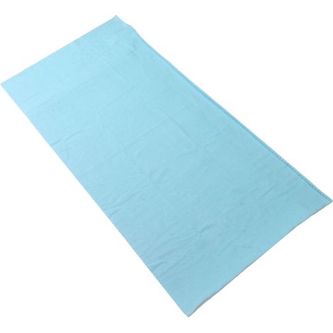 Ensemble de serviettes en velours corail, serviette de toilette et serviette de bain ultra-absorbantes, avec sac cadeau pour mariage, fiançailles, pendaison de crémaillère ou cadeau aux voisins (bleu) (1/5)
