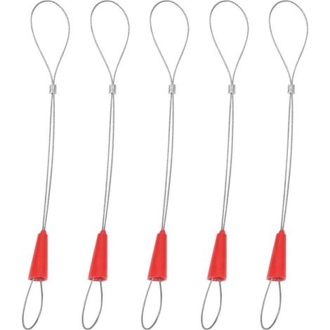 5pcs Fish Tape Fastener, Traction de Fil Universelle Extracteur de Câble de Traction Outil Insertion et Extraction de Câble Outils (1/5)