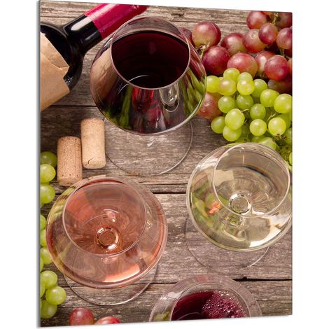 Planche à découper en verre 40x52 Vin (1/5)