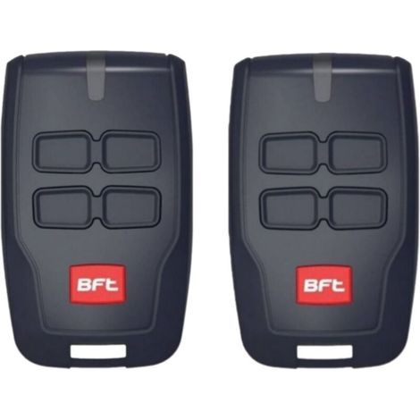 Lot de 2 bft télécommande 12v 4 canaux 433 mhz mitto b rcb04 r1 2600535 d111906 (1/2)