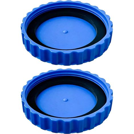 Lot De 2 Bouchon Hivernage Piscine pour Piscines Intex et Bestwa (Bleu) (1/5)