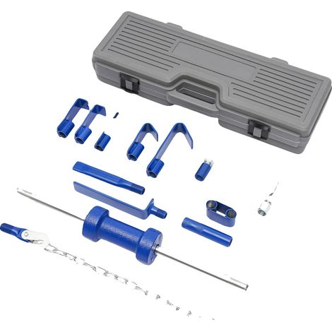 Juego de extractores de dientes, metal resistente, kit de herramientas portátil, azul plateado (1/2)
