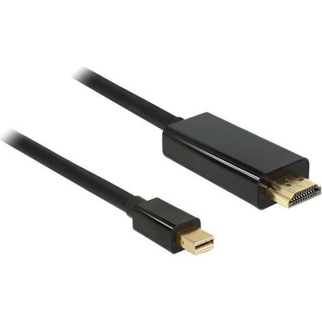 Câble Premium Mini DisplayPort 1.1a vers HDMI 1.3 (Full HD 1080p) / noir - 2 mètres (1/2)