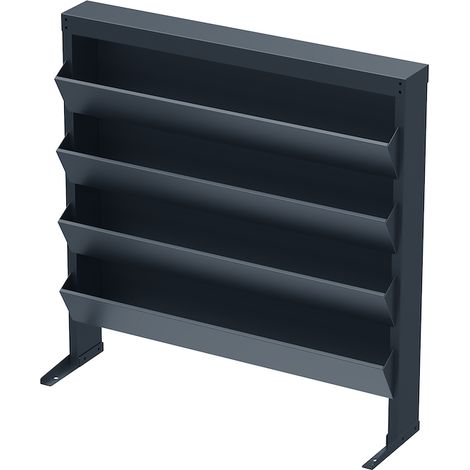 Hochbeet Metall vertikal, 100x26x100cm,anthrazit