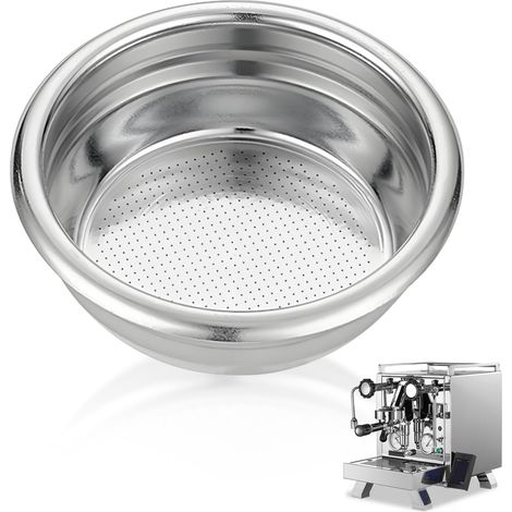Filtre À Café Inox 58mm Pour Machine Expresso E61 – Panier Compatible Double Dose 18-20g – Accessoire Barista – Facile À Nettoyer (1/5)