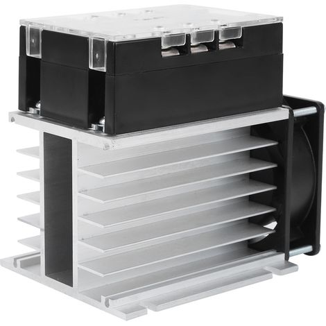 Contrôleur de démarrage progressif, carte de démarrage moteur, composants électriques triphasés, fond en aluminium pour convoyeurs/compresseurs (radiateur modulaire) (1/5)