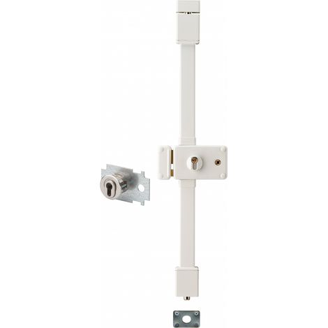 THIRARD - horga blanche cp transit 2 à fouillot 88 x 140 mm gauche 4 clés pour porte de 50 mm maxi (1/3)