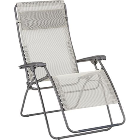 Zero-Gravity-Relaxliege-Garten XL - Rsxa Clip XL - Batyline® Iso - Beige Seigle - Lafuma Mobilier (1/5)