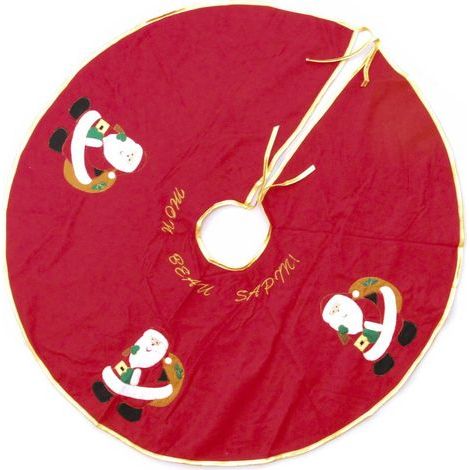 Déco de Noël Tapis pour pied de Sapin en Feutrine D 90 cm - Feeric Christmas (1/4)