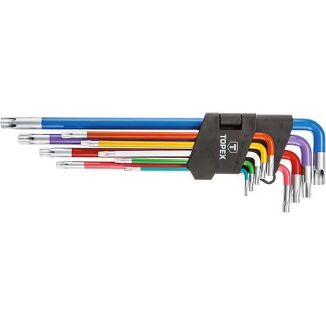SERIE CHIAVI TORX 9 pz  - TOPEX