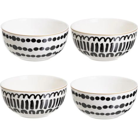 Lyne Keramikschüssel-Set, 4 x 700 ml